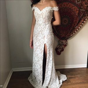 Beautiful Wedding Prom Lace Dress